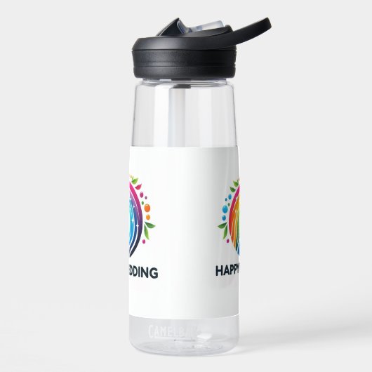 お前のTouchに水を流す結婚 ウォーターボトル (左面)