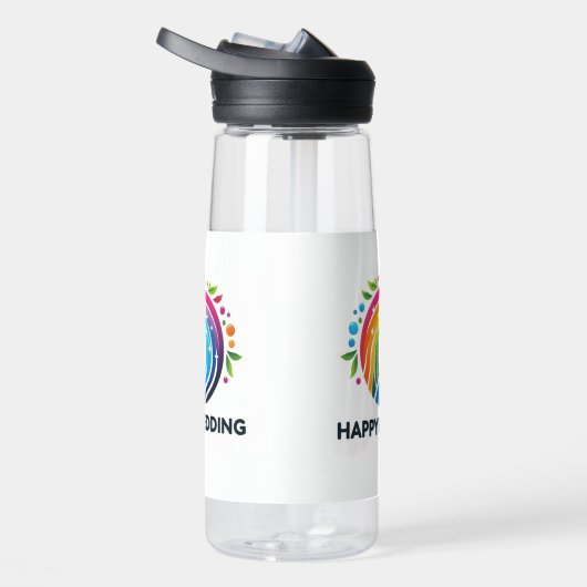 お前のTouchに水を流す結婚 ウォーターボトル (右面)