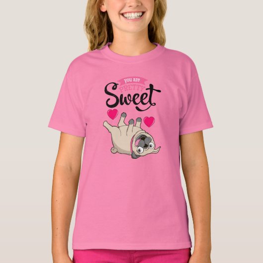 お前はかわいらしバレンタインだ Tシャツ (正面)