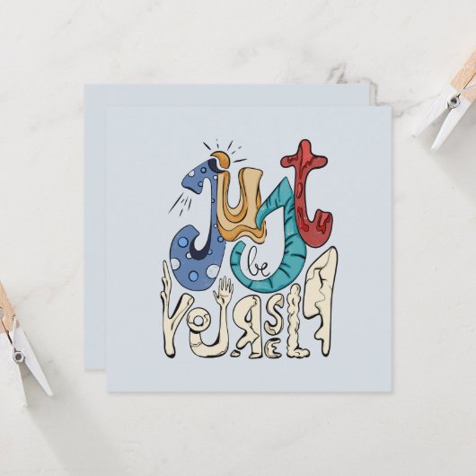 お前はっきりしたは自分でいなさい (正面/裏面インサイチュ)