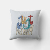 お前はっきりしたは自分でいなさい クッション (裏面)