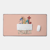 お前はっきりしたは自分でいなさい デスクマット (キーボード&マウス)