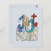 お前はっきりしたは自分でいなさい ポストカード (正面/裏面)