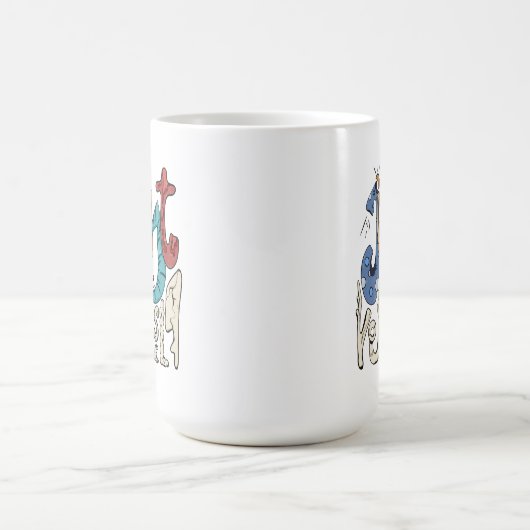 お前はっきりしたは自分でいなさい モーフィングマグカップ (中央)