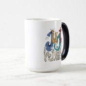 お前はっきりしたは自分でいなさい モーフィングマグカップ (正面右)