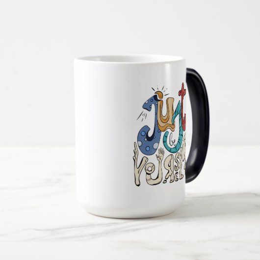 お前はっきりしたは自分でいなさい モーフィングマグカップ (正面右)