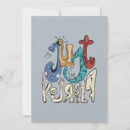 お前はっきりしたは自分でいなさい 招待状