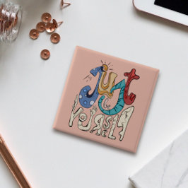 お前はっきりしたは自分でいなさい 缶バッジ