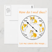 お前はどうすればいい？コーギ葉書 ポストカード (正面/裏面)