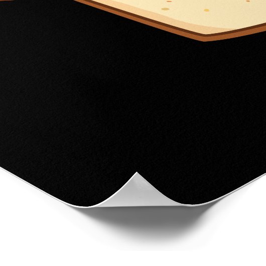 お前はひざまずいたものはおもしろいローフ・パン・プン・ダークBG ポスター (角)