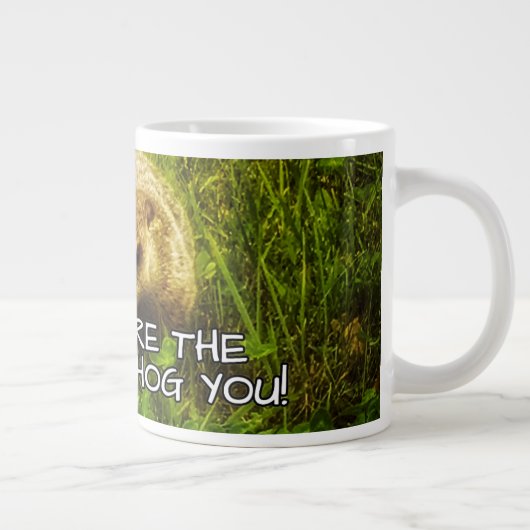 お前はもし地面だったぞ俺が豚だ!マグ ジャンボコーヒーマグカップ (右)