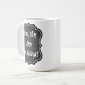 お前はアシャットマグだ コーヒーマグカップ (正面左)