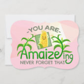 お前はアマイズしてる、決して忘れ-プニー·カード サンキューカード (正面)