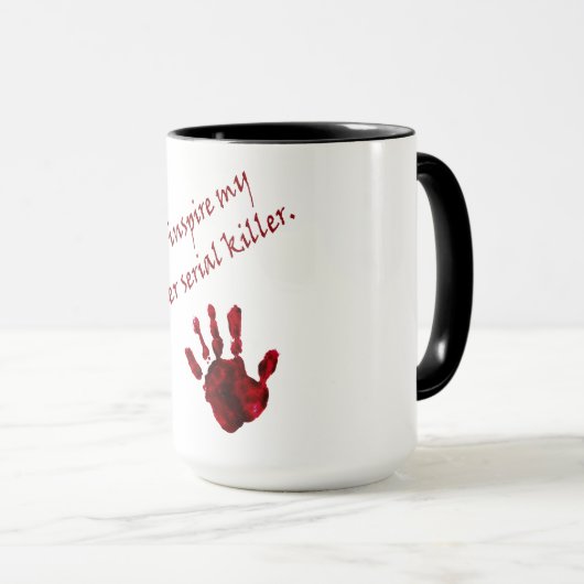 お前はインスパイア俺の中の連続殺人者だ マグカップ (正面右)