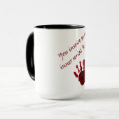 お前はインスパイア俺の中の連続殺人者だ マグカップ (正面左)