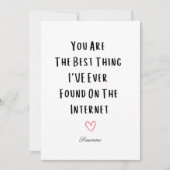 お前はインターネ最高のンで見つけたことは今までだ 招待状 (正面)