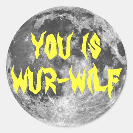 お前はウル・ウィルフだ! ラウンドシール (正面)
