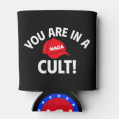 お前はカルトだ!+ FDT | 政治 缶クーラー (裏面)