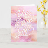 お前はギフト先生友達の母だ カード (黄色い花)