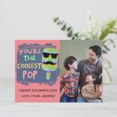 お前はクール父の日の写真カード カード (スタンド正面)