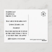 お前はク招待されリスマスパーティーだ ポストカード (裏面)