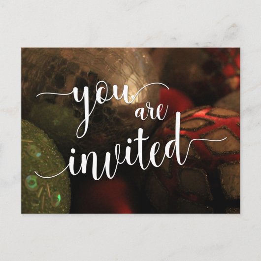 お前はク招待されリスマスパーティーだ ポストカード (正面)