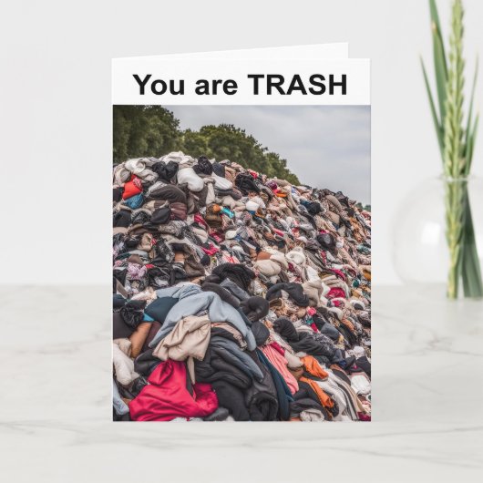 お前はゴミだ。 カード (正面)