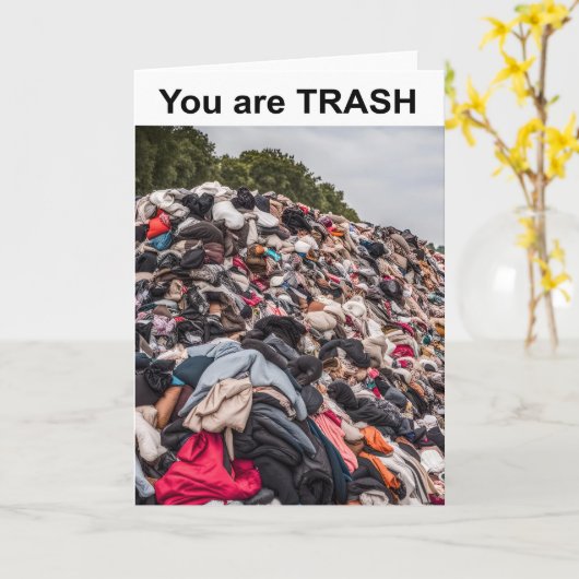 お前はゴミだ。 カード (黄色い花)