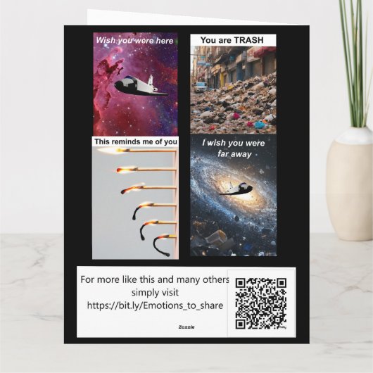 お前はゴミだ。 カード (裏面)