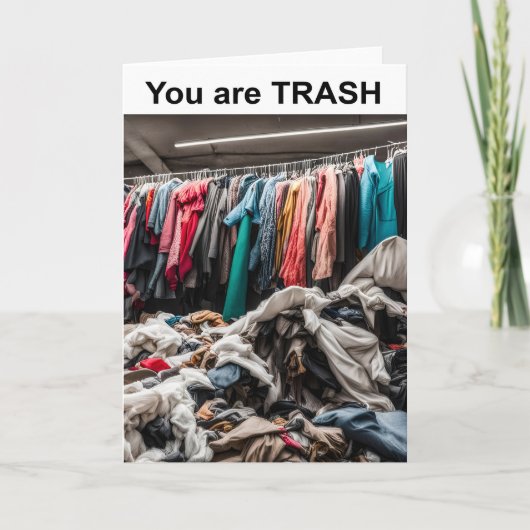 お前はゴミだ。 カード (正面)