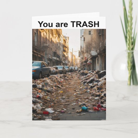 お前はゴミだ。 カード (正面)