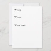 お前はダイナ招待されーの相手だ！ 招待状 (裏面)