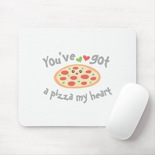 お前はピザ得を持って私のハートパニおもしろいーな食べ物ユーモア マウスパッド (マウス)
