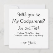 お前はヘッドバンドを持つ私のゴッドペアレンツベビーになるのか? カード (裏面)