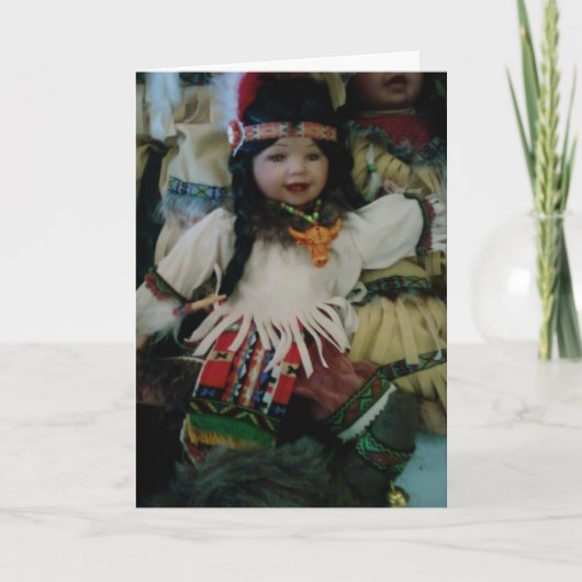 お前はベビー人形**姉さんの**誕生日 カード (正面)