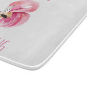 お前はモダン美しいピンクフラミンゴだ カッティングボード (角)