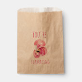 お前はモダン美しいピンクフラミンゴだ フェイバーバッグ (正面)