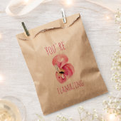 お前はモダン美しいピンクフラミンゴだ フェイバーバッグ (クリップ留めされた状態)