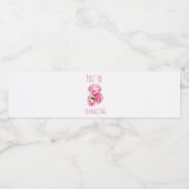 お前はモダン美しいピンクフラミンゴだ ペットボトルラベル (シングルラベル)