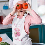 お前はモダン美しいピンクフラミンゴだ 子供用エプロン<br><div class="desc">お前はモダン美しいピンクフラミンゴだ</div>
