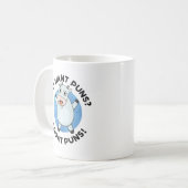 お前はヤギのフンでパンパンおもしろいが欲しい コーヒーマグカップ (正面左)