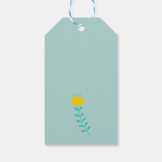 お前はラマおもしろい誕生会の賛成だ ギフトタグ (裏面)