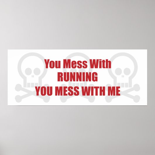 お前はランニング俺を混乱させる ポスター (正面)