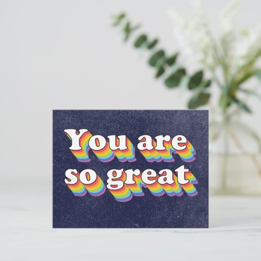 お前はレトロ素晴らしスタイル シーズンポストカード (スタンド正面)