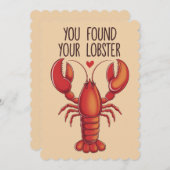 お前はロブスターおもしろい結婚結婚を シーズンカード (正面/裏面)