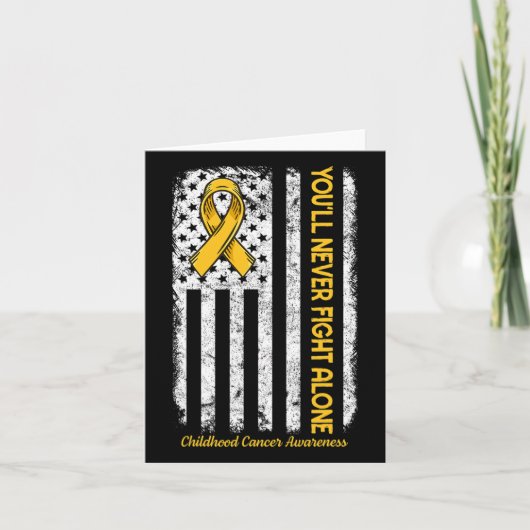 お前は一人で戦うことはないフラグ幼少期がん阿波 カード (正面)