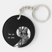 お前は一人で隠されたキツネ キーホルダー (裏面)