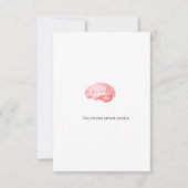 お前は一頭が切れる人だ サンキューカード (正面)