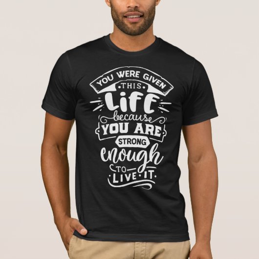 お前は与えこの人生だ Tシャツ (正面)