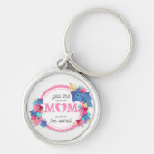 お前は世最高の界のフローラの母だ キーホルダー (正面)